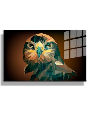 Marsilyan Eğlenceli Hayvanlar, Yapay Zeka Destekli, 3D Dekoratif Baskı Yatay Cam Tablo 500