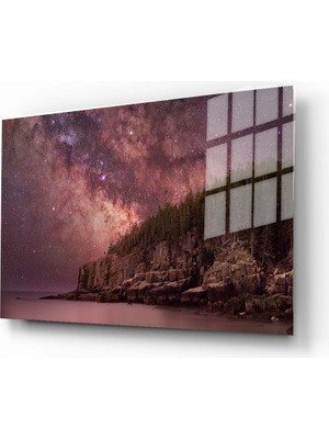 Marsilyan Dekoratif Doğa, Manzara Cam Tablolar, 3D Dekoratif Baskı 422