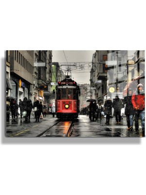 Marsilyan Şehirler Ve Manzaralar, Yapay Zeka Destekli, 3d Dekoratif Baskı Yatay Cam Tablo 296