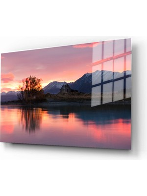 Marsilyan Dekoratif Doğa, Manzara Cam Tablolar, 3d Dekoratif Baskı 501