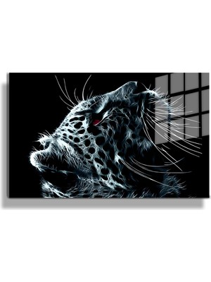 Marsilyan Eğlenceli Hayvanlar, Yapay Zeka Destekli, 3d Dekoratif Baskı Yatay Cam Tablo 141