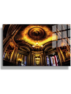 Marsilyan Şehirler Ve Manzaralar, Yapay Zeka Destekli, 3d Dekoratif Baskı Yatay Cam Tablo 48