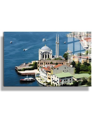 Marsilyan Şehirler Ve Manzaralar, Yapay Zeka Destekli, 3d Dekoratif Baskı Yatay Cam Tablo 370