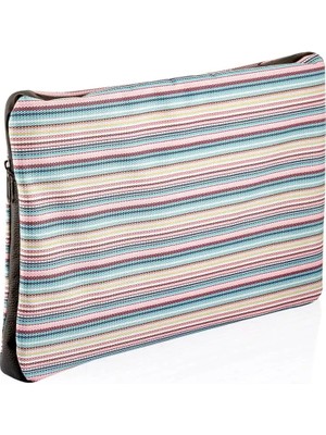 NS Reliable Notebook Laptop Macbook Çantası 15.6" Inç - 800-DÜZ Dalmaçya Desenli