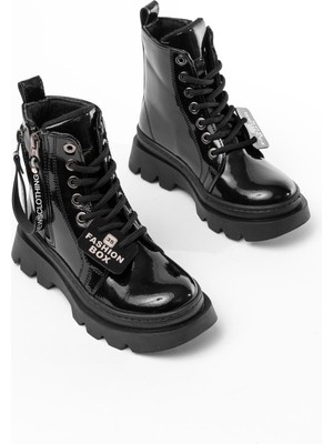 Kız Çocuk Çift Fermuarlı Su Geçirmez Bot