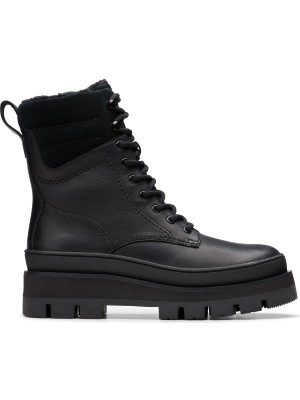Clarks Deri Siyah Kadın Bot 26178880