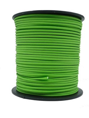 Mg Ropes 4 mm Yeşil Paracord İp 10 Metre Dayanıklı Yapı Bileklik,Outdoor ve Hobi Kullanımı İçin İdeal