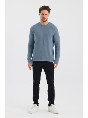 Alexander Gardi Alexandergardı Bisiklet Yaka Comfort Fit Kazak (E24-EZE-40)