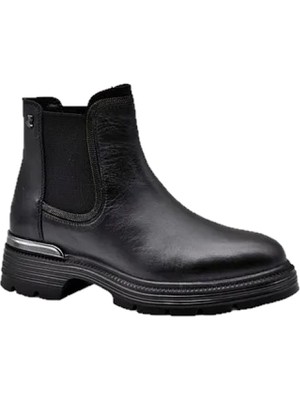 Venüs 2353518 Siyah Deri Bot