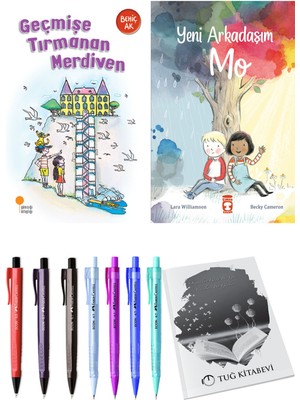 Yeni Arkadaşım Mo ve Geçmişe Tırmanan Merdiven 2'li Set - Kalem