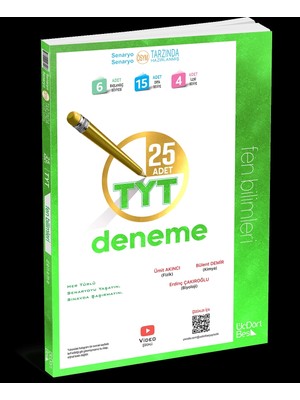 ÜçDörtBeş Yayınları Tyt Fen Bilimleri 25 Deneme