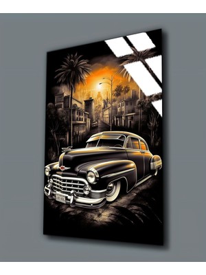 Harikabirev Kırılmaz Cam (Temperli) Siyah Araba Tablosu