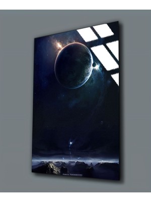 Harikabirev Kırılmaz Cam (Temperli) Uzay Tablosu 05