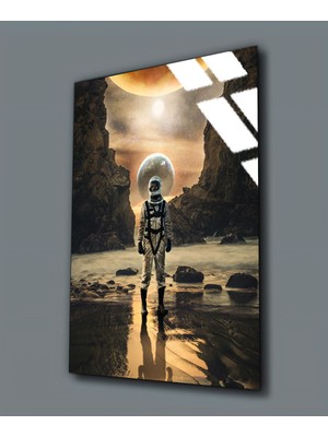 Harikabirev Kırılmaz Cam (Temperli) Interstellar/Astronot Tablosu 01