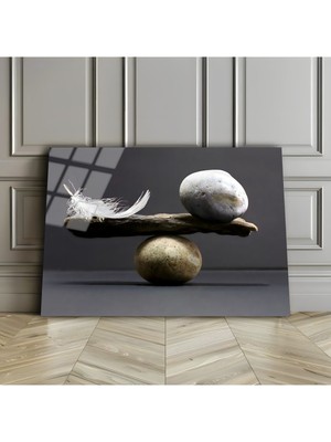 Harikabirev Kırılmaz Cam (Temperli) Taş Tüy Denge Tablosu 01