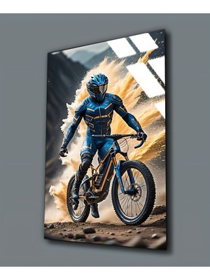 Harikabirev Kırılmaz Cam (Temperli) Bisikletli Yarışçı Tablosu