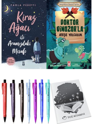 Doktor Dinozor'la Ateşe Yolculuk ve Kiraz Ağacı ile Aramızdaki Mesafe 2'li Set - Kalem