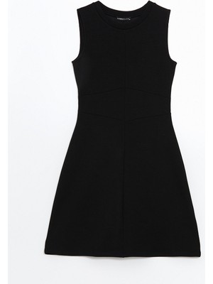 Bisiklet Yaka Kadın Elbise