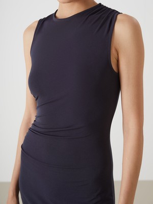 Bisiklet Yaka Kadın Elbise