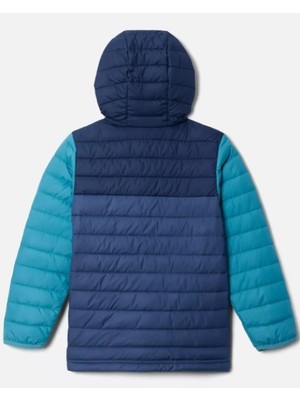 Columbia Kids Boys Navy Omni-Heat Reflective Powder Lite Jacket EB0013-479