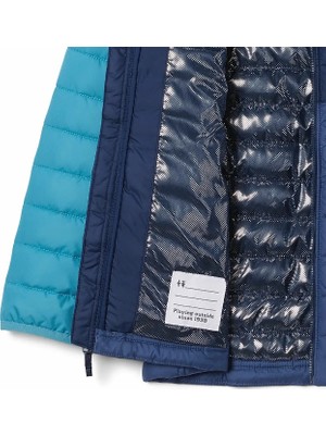 Columbia Kids Boys Navy Omni-Heat Reflective Powder Lite Jacket EB0013-479