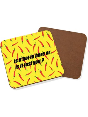 LIWOGY Ikili Set Bardak Altlığı / Desenli Baskılı Fincan & Bardak Altlığı