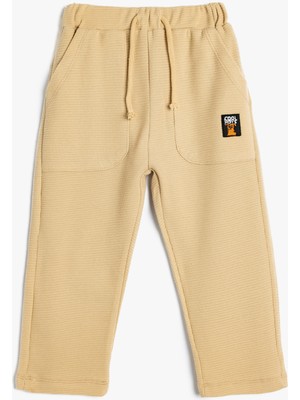 Koton Jogger Eşofman Altı Beli Bağlamalı Pamuklu