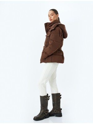 Koton Kalın Nervürlü Polar Kayak Taytı