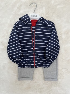 Nurcan Bebe Rock Roll Yağmurluklu Üçlü Takım