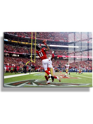 Marsilyan Ikonik Fotoğraflar,Spor Fotoğraflarları Yapay Zeka Destekli, 3d Dekoratif Baskı Cam Tablo 128