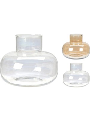 Boyner Evde Vazo Vase Glass 190XH170MM Luster