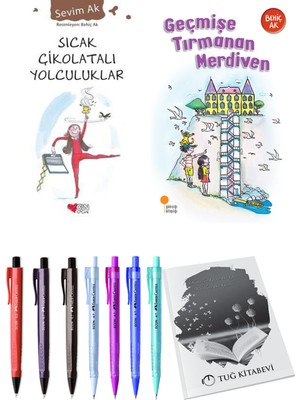 Geçmişe Tırmanan Merdiven ve Sıcak Çikolatalı Yolculuklar 2li Set + Hediyeli