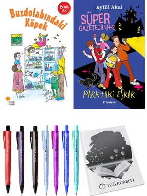 Süper Gazeteciler 2 Parktaki Esrar ve Buzdolabındaki Köpek 2li Set + Hediyeli