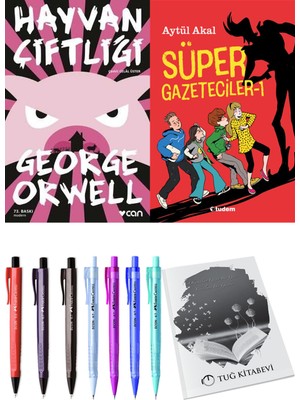 Süper Gazeteciler 1 ve Hayvan Çiftliği 2li Set