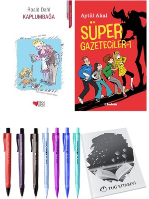 Süper Gazeteciler 1 ve Kaplumbağa 2li Set