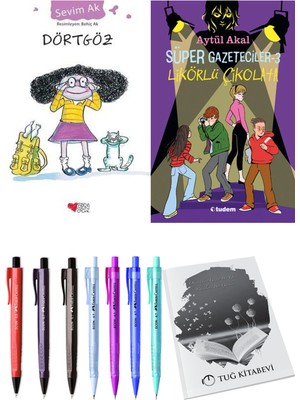 Süper Gazeteciler 3 Likörlü Çikolata ve Dörtgöz 2li Set