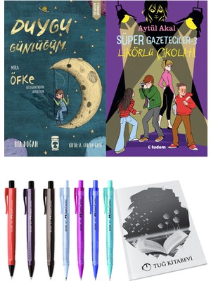 Süper Gazeteciler 3 Likörlü Çikolata ve Duygu Günlüğüm Mira Öfke Gezegeni'nden Ayrılıyor 2li Set