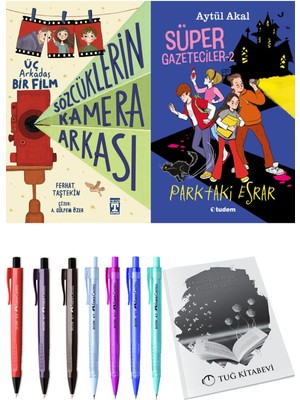 Süper Gazeteciler 2 Parktaki Esrar ve Sözcüklerin Kamera Arkası 2li Set
