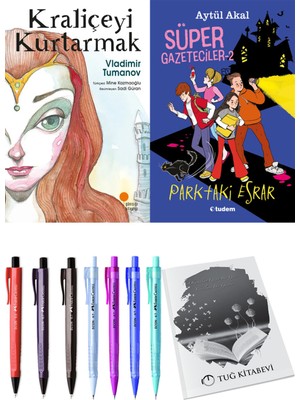 Süper Gazeteciler 2 Parktaki Esrar ve Kraliçeyi Kurtarmak 2li Set
