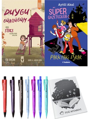 Süper Gazeteciler 2 Parktaki Esrar ve Duygu Günlüğüm Mira Stres Kulübesi'nden Ayrılıyor 2li Set