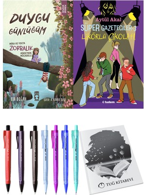 Süper Gazeteciler 3 Likörlü Çikolata ve Duygu Günlüğüm Mira ve Yekta Zorbalık Adası'nda Mücadele 2li Set