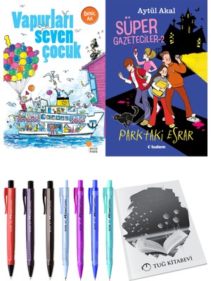 Süper Gazeteciler 2 Parktaki Esrar ve Vapurları Seven Çocuk 2li Set