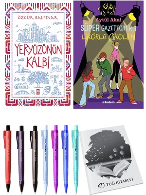 Süper Gazeteciler 3 Likörlü Çikolata ve Yeryüzünün Kalbi 2li Set