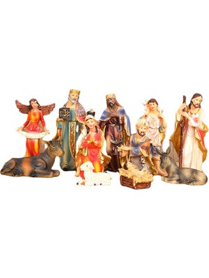 Sunhui 11 Isa'nın Doğuşu Heykelcik Nacimiento Playset Reçine (Yurt Dışından)