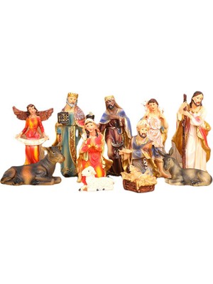 Sunhui 11 Isa'nın Doğuşu Heykelcik Nacimiento Playset Reçine (Yurt Dışından)