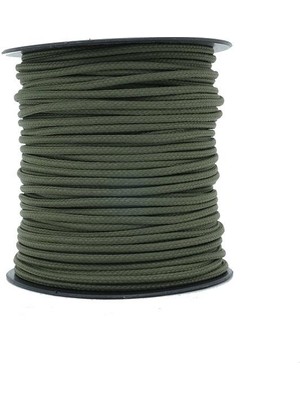 MG ROPES Bileklik,Outdoor ve Hobi Paracord İp 2 mm No:13 30 Metre Makara Haki
