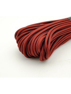 MG ROPES Bileklik ve Outdoor Paracord İp 4 mm 660lb (10 İplikli) 30 Metre Bordo
