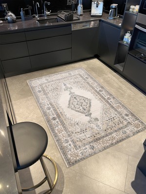 Rugs Modern Geleneksel Krem Tonlarda Düğüm Desenli Dokuma Taban Halı MIRAVIP319