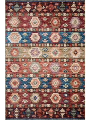 Rugs Modern Karışık Renkli Baklavalı Kreatif Desenli Dokuma Taban Halı MIRAVIP320