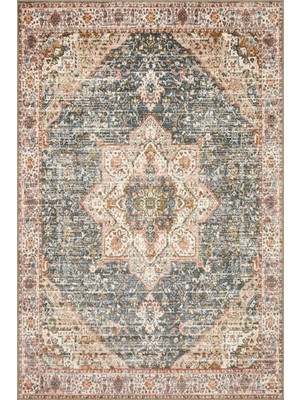 Rugs Modern Turuncu Sarı Geleneksel Çiçekli Desenli Dokuma Taban Halı MIRAVIP381